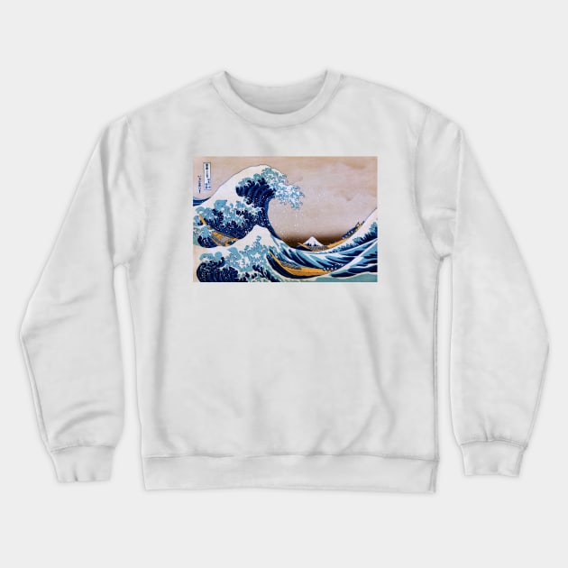 Hokusai Great Wave Off Kanagawa Crewneck Sweatshirt by bragova